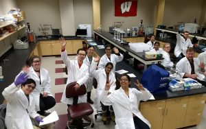 Class of 2019 in the lab